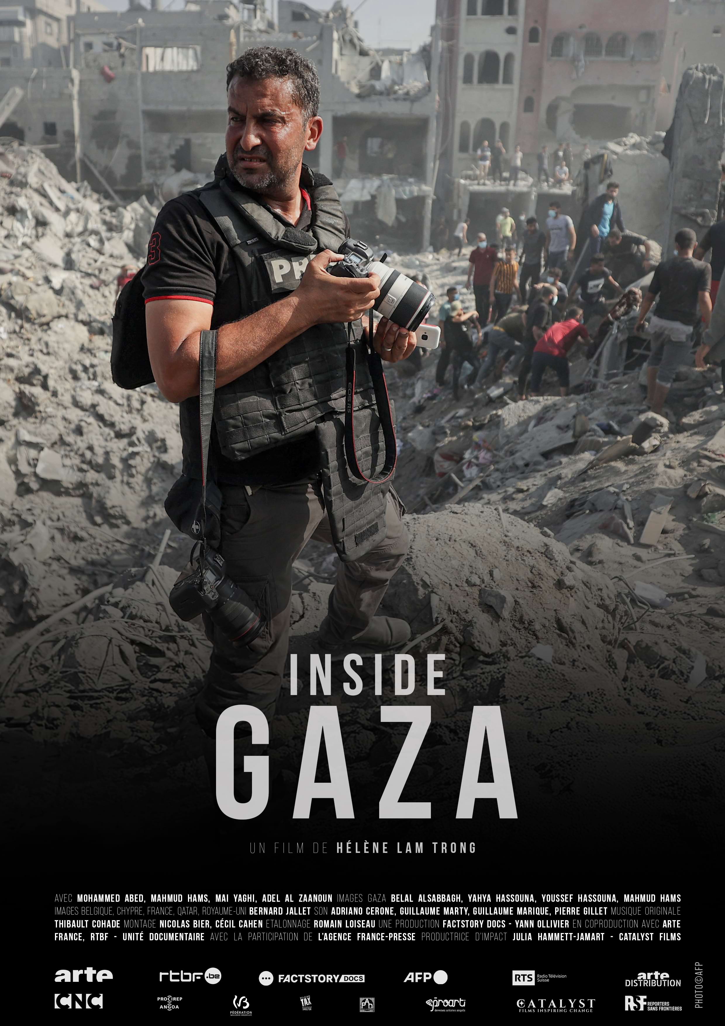 affiche documentaire Inside Gaza